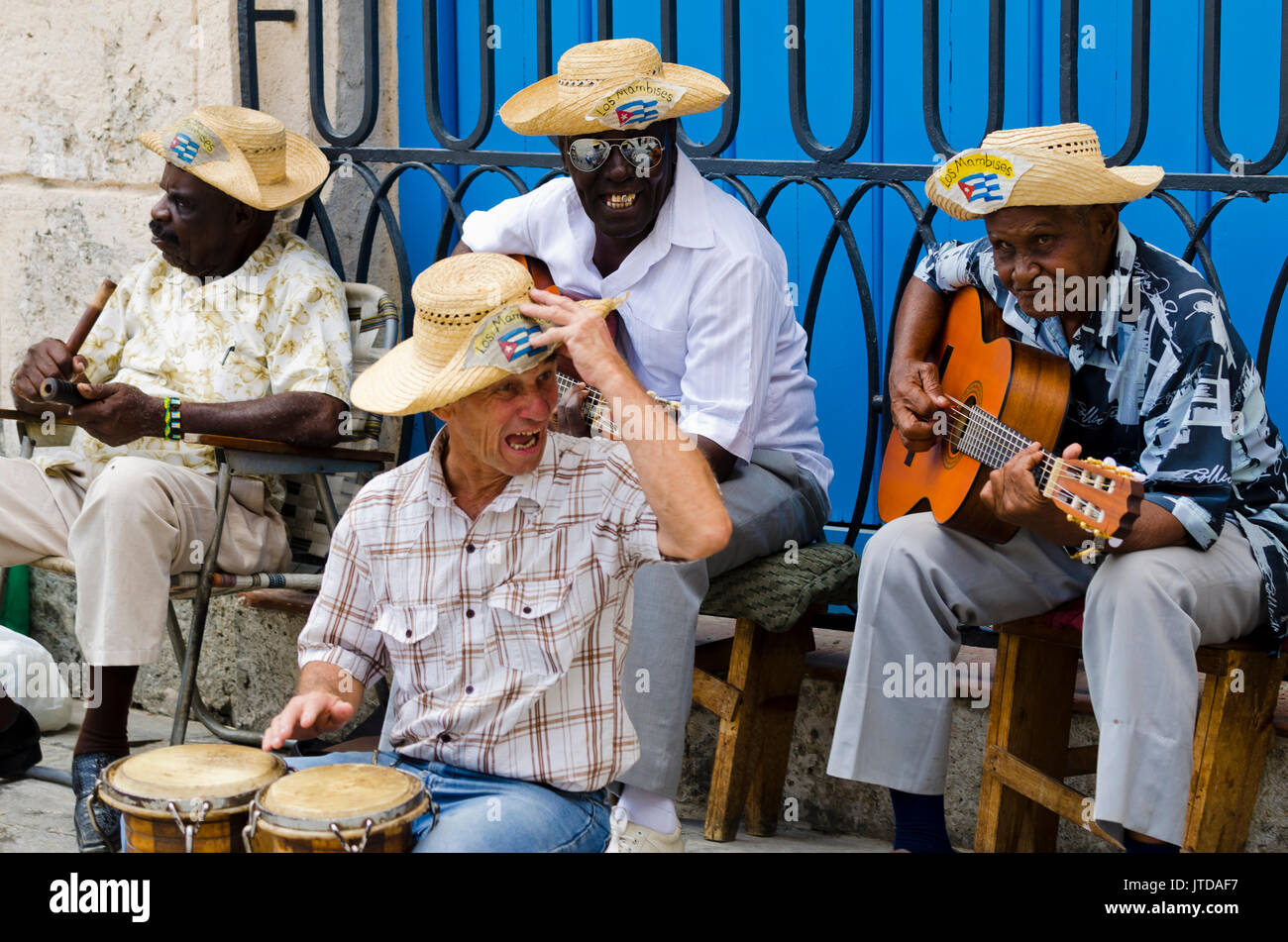 Straßenmusiker in Havanna, Kuba Stockfoto
