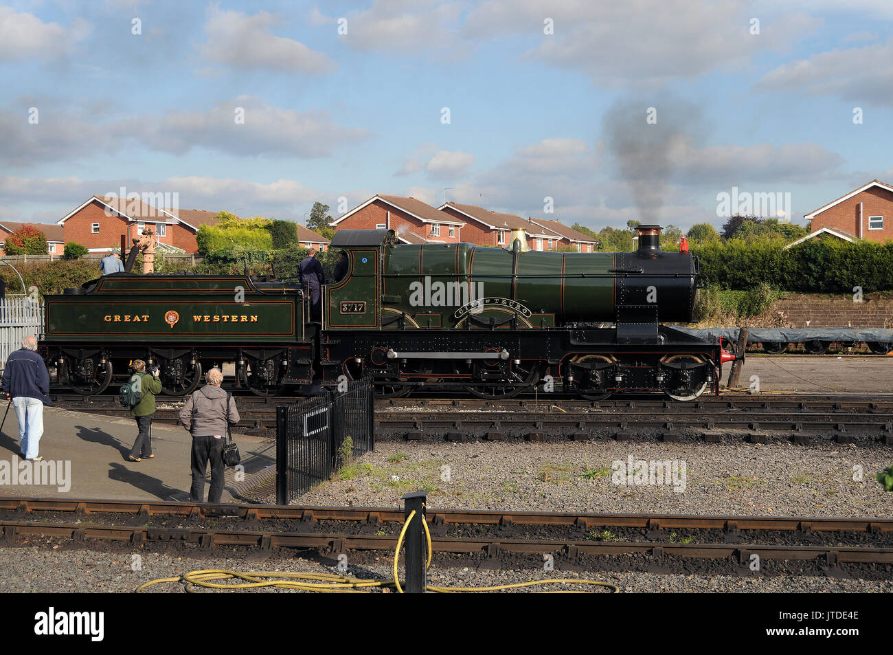 "Die Stadt von Truro' in Kidderminster Town Station, Severn Valley Railway. Stockfoto
