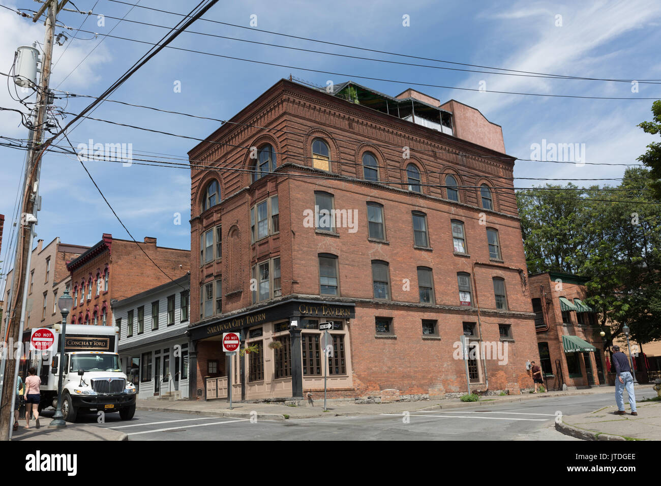 Saratoga Springs, New York State Stockfoto