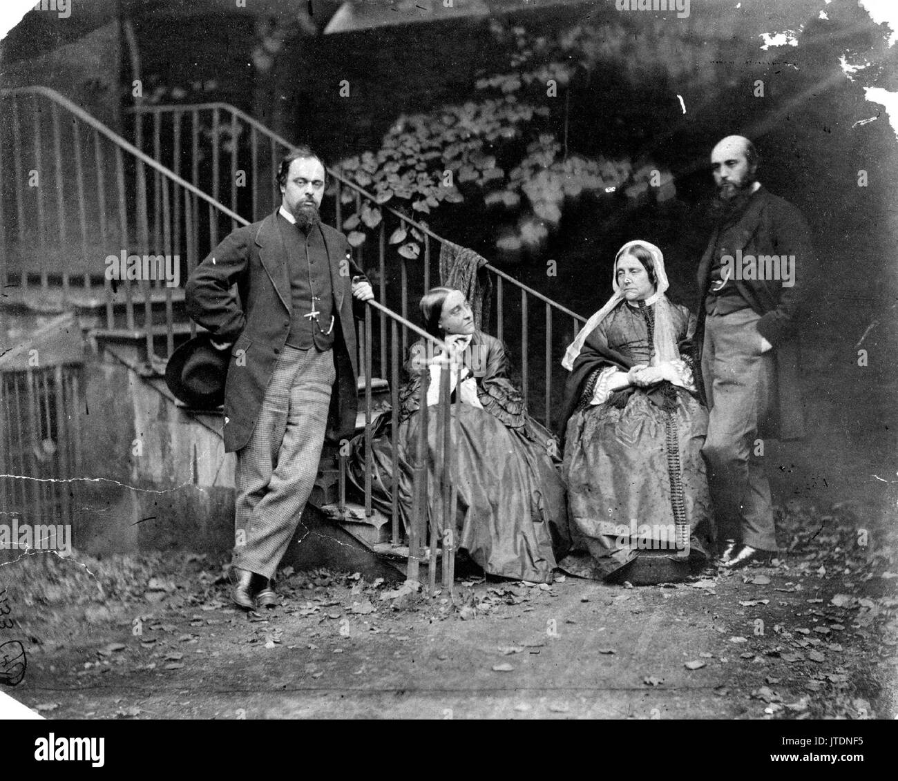 Die rossetti Familie von Lewis Carroll (Charles Lutwidge Dodgson) Stockfoto