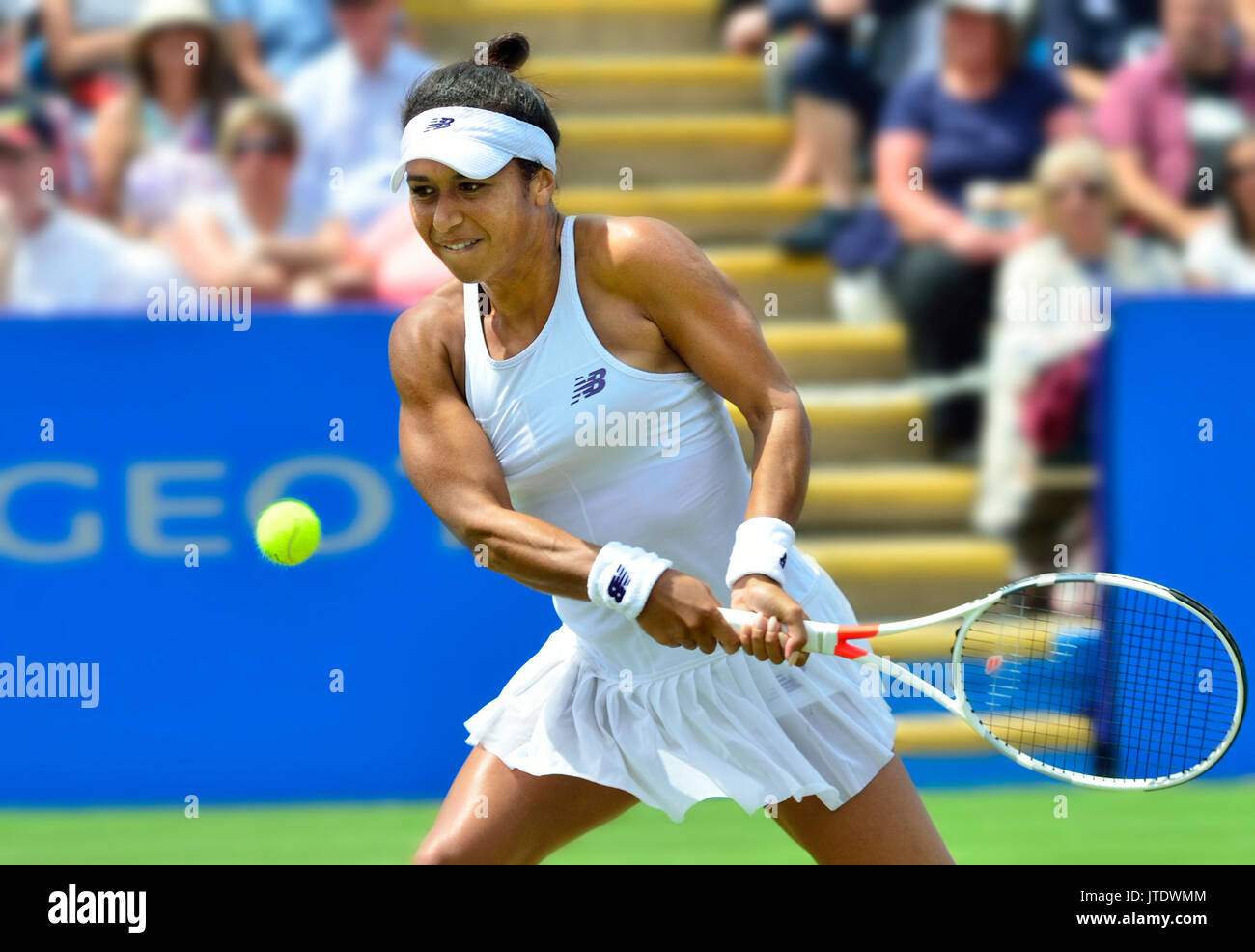 Heather Watson (GB) spielen an der Aegon International, Eastbourne 2017 Stockfoto