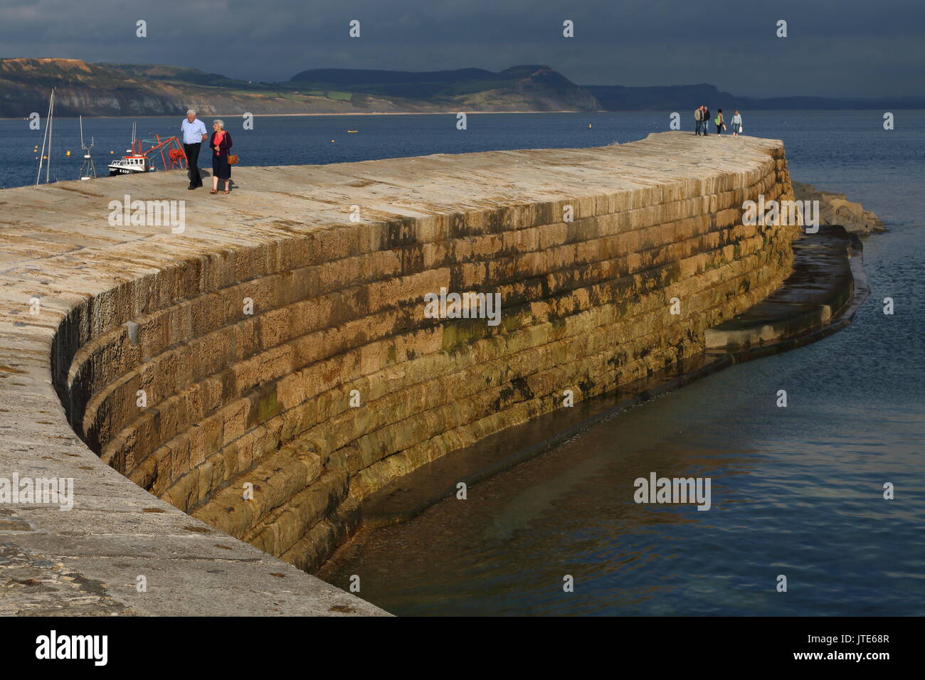 Die Cob, Lyme Regis Stockfoto