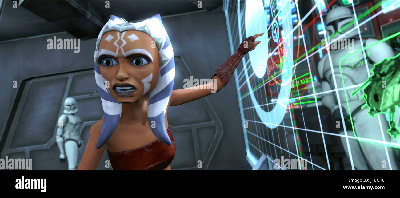 Ahsoka Star Wars The Clone Wars 2008 Stockfoto Bild 152751964