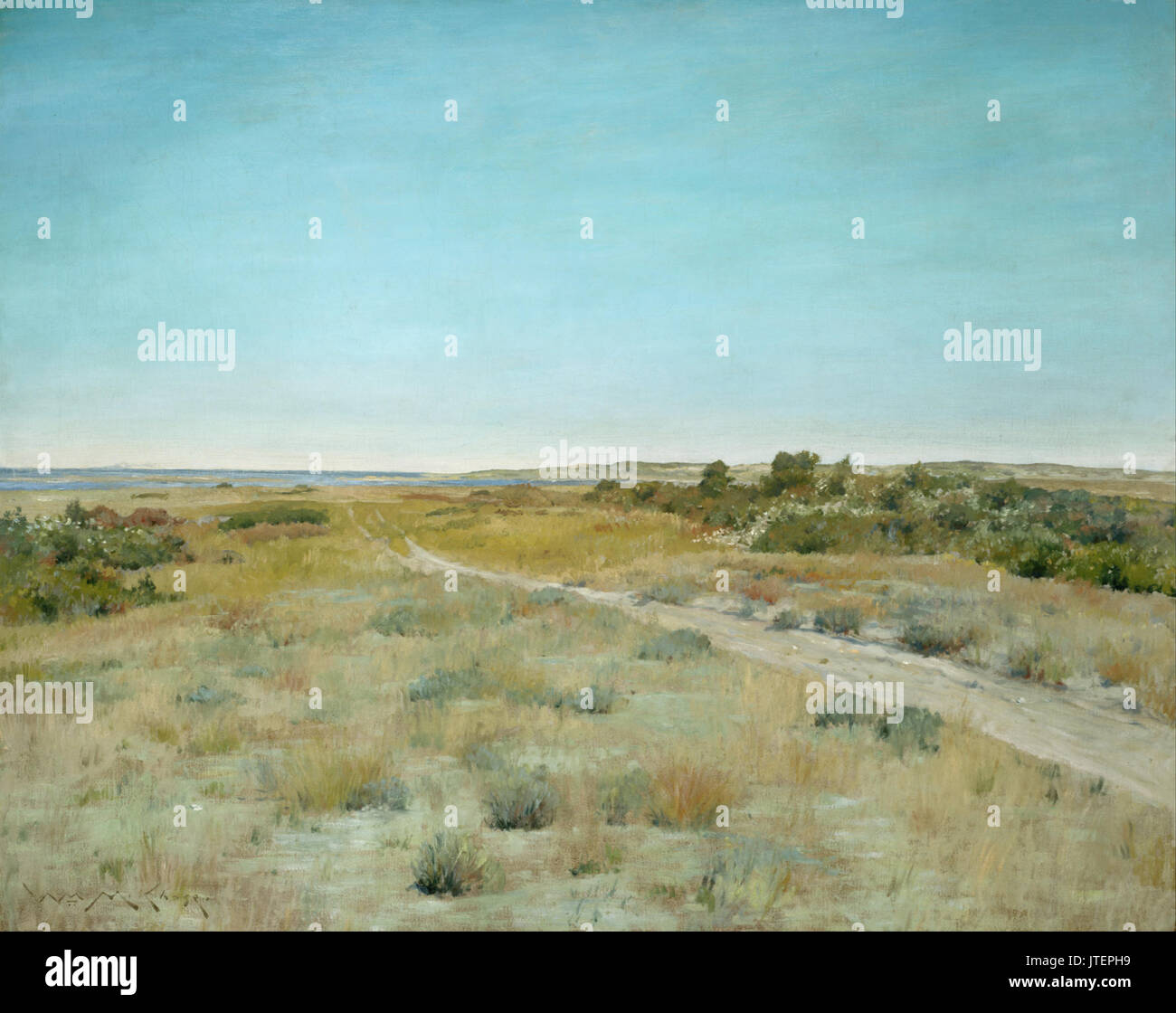 William Merritt Chase ersten Hauch von Herbst Stockfoto