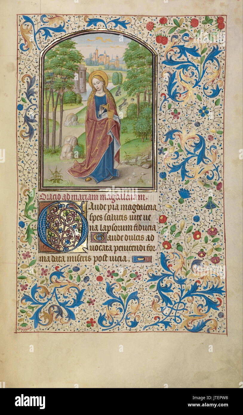 Willem Vrelant (Flämisch, gestorben 1481, Aktiven 1454 1481) Maria Magdalena Stockfoto
