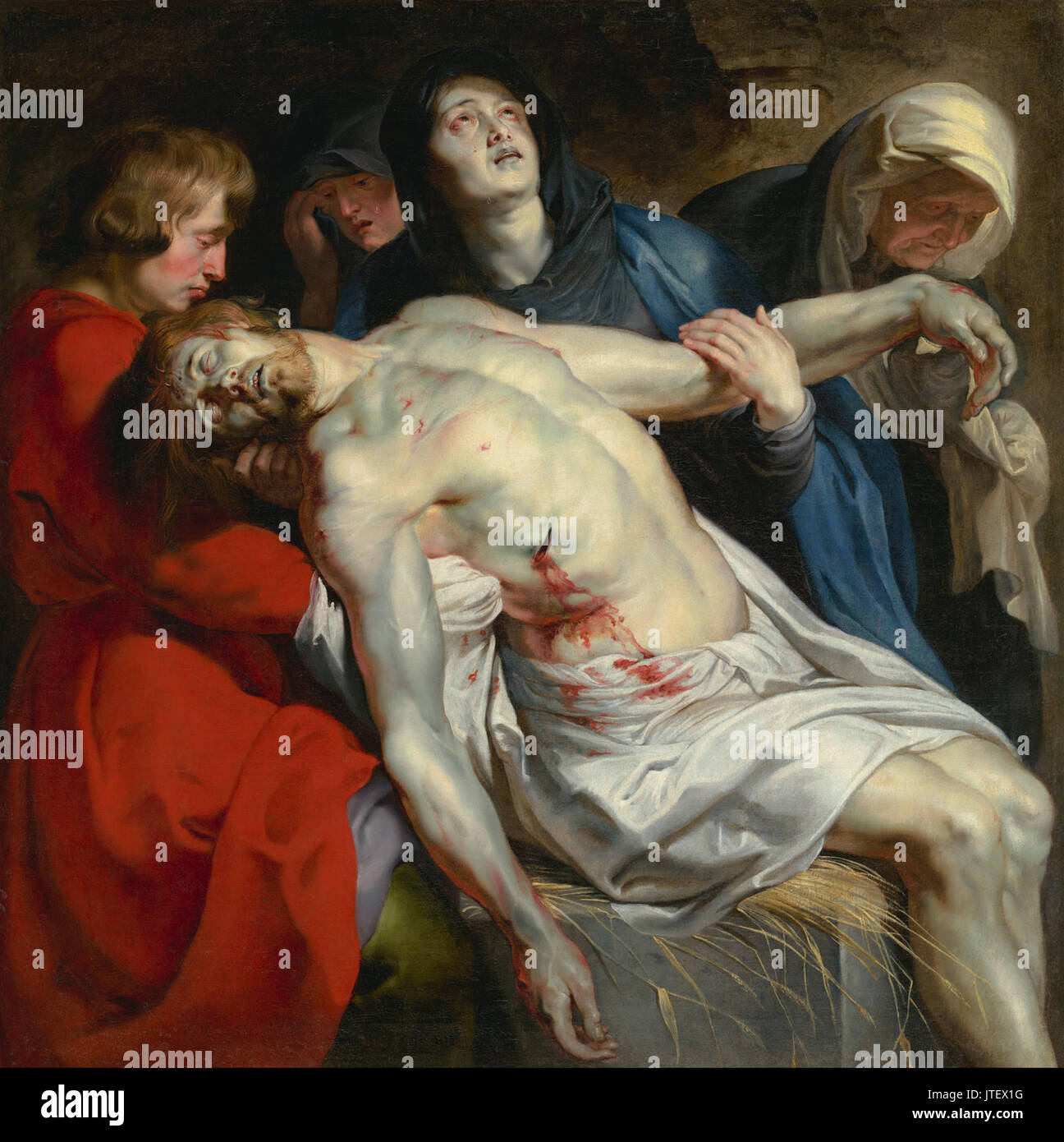 Peter Paul Rubens (Flämische die Grablegung Stockfoto