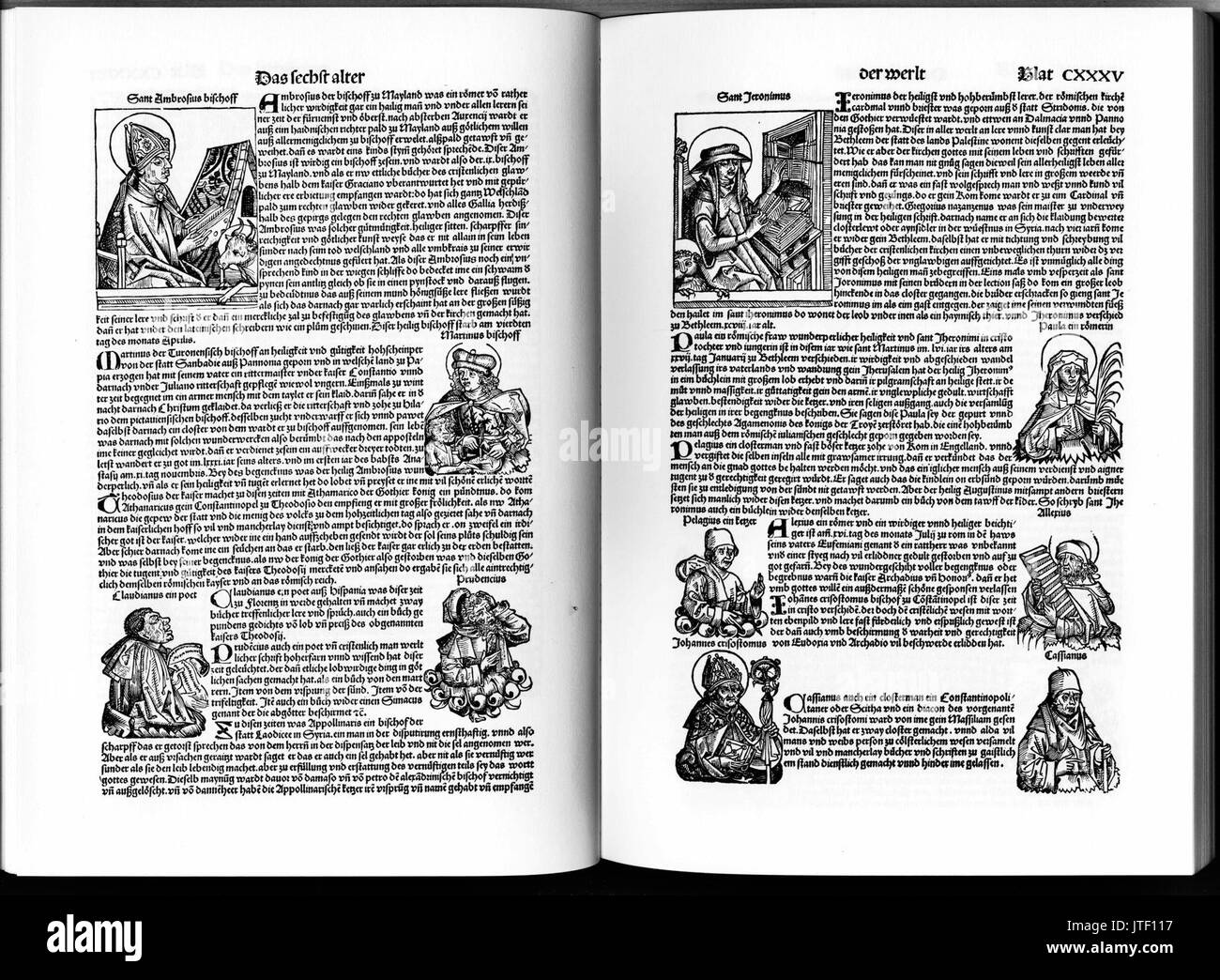 Schedelsche Weltchronik d 135 Stockfoto