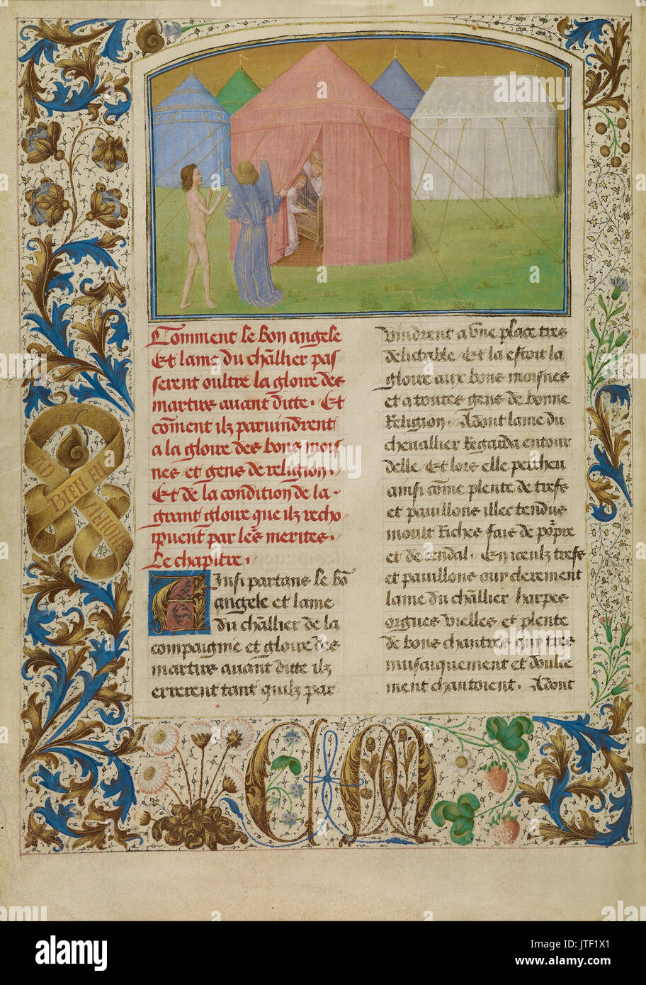 Simon Marmion (Flämisch, Aktiven 1450 1489) Die Herrlichkeit des Guten Mönche und Nonnen Stockfoto