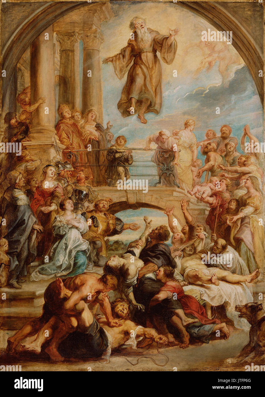 Peter Paul Rubens (Flämische die Wunder des Heiligen Franziskus von Paola Stockfoto
