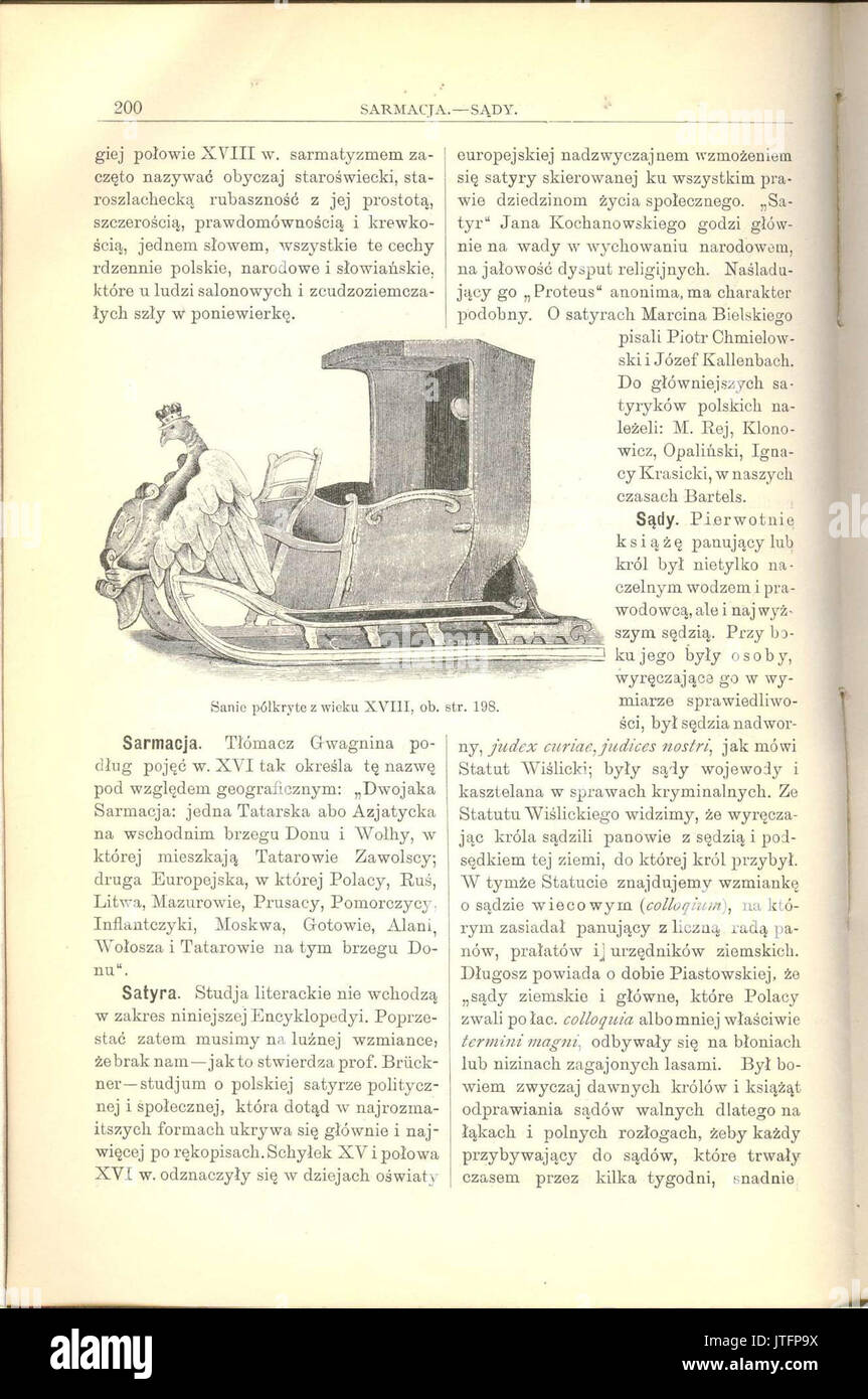 PL Gloger Encyklopedja staropolska ilustrowana T.4 208 Stockfoto