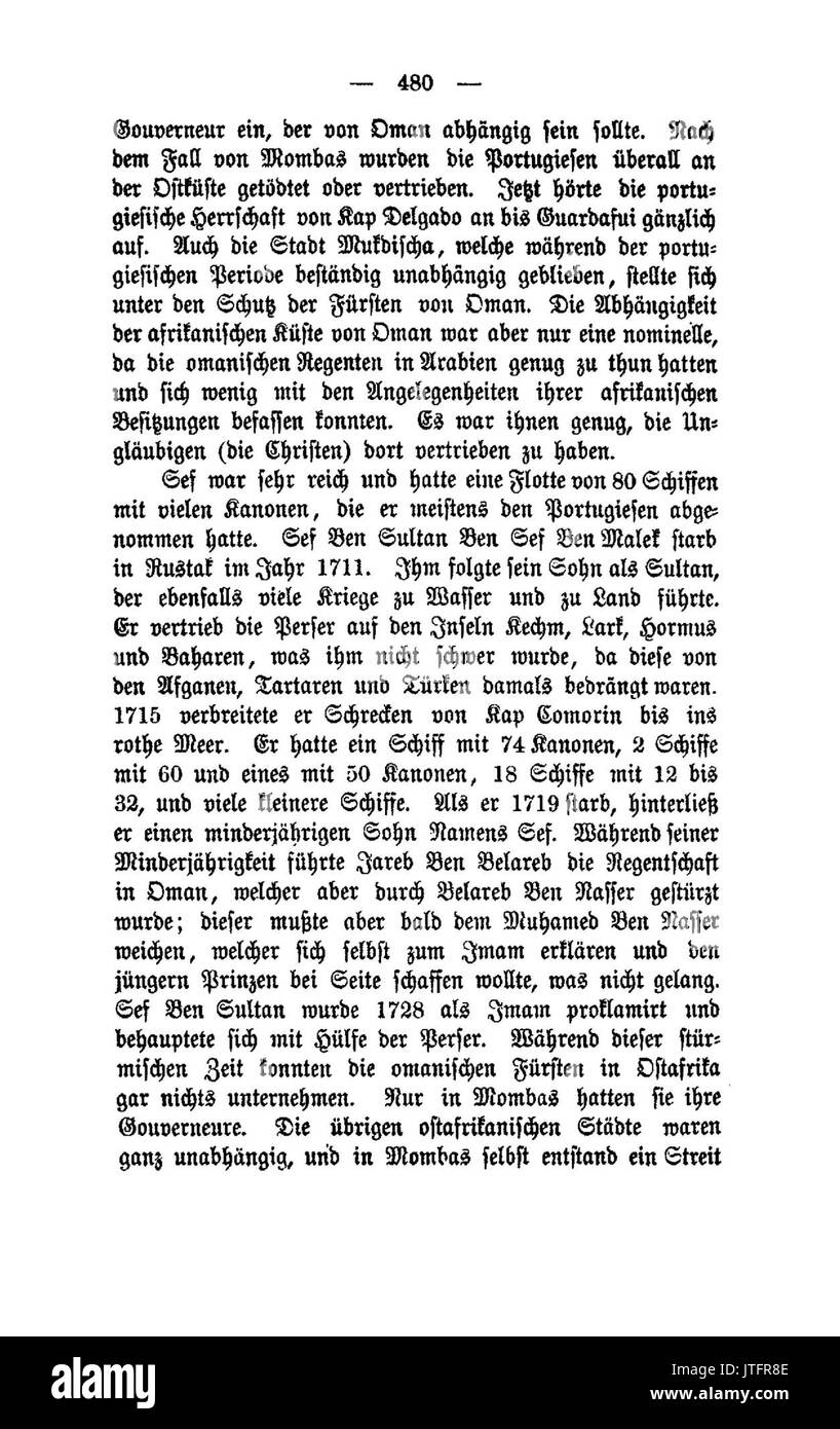 Reisen in Ostafrika (Krapf) 2 480 Stockfoto