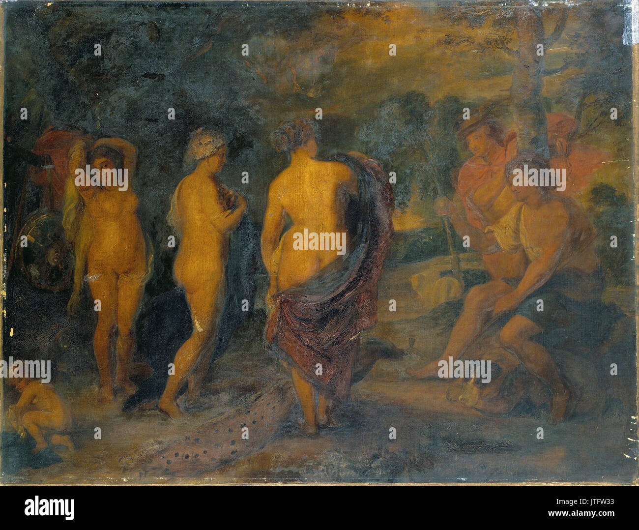 Sir Peter Paul Rubens, Urteil des Paris Stockfoto