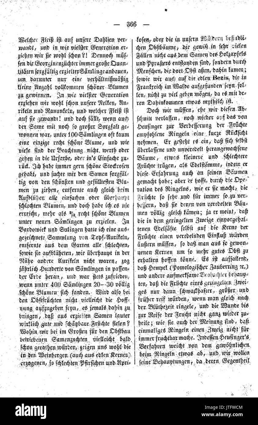 Pomologische Monatshefte Heft 1 366 Stockfoto