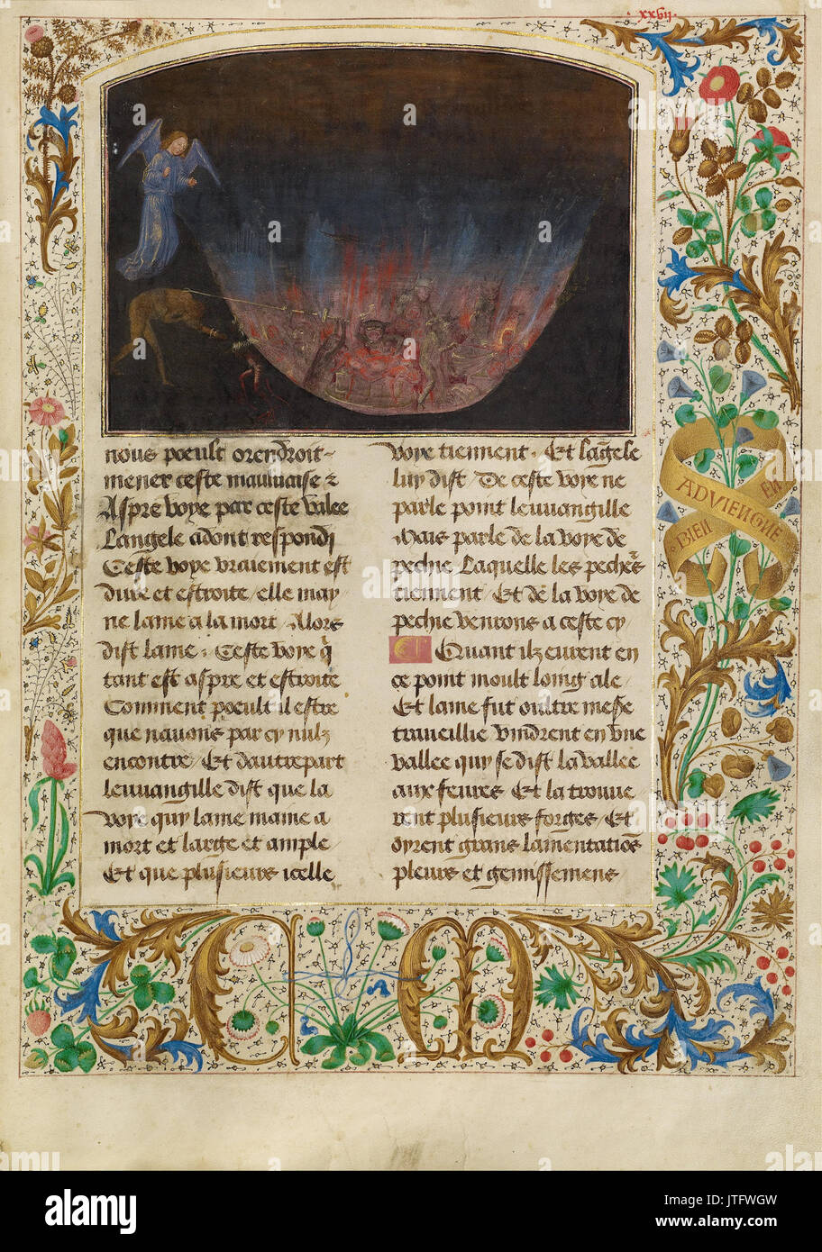 Simon Marmion (Flämisch, Aktiven 1450 1489) Die Schmiede von Vulcan Stockfoto