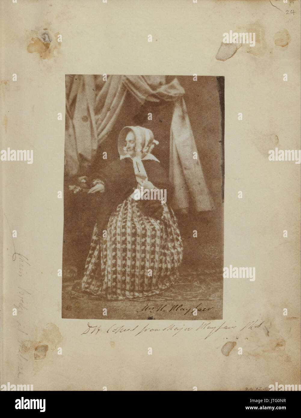 Sir Hugh Lyon Playfair (Briten, aktive 1850s) Frau Hugh Playfair. Stockfoto