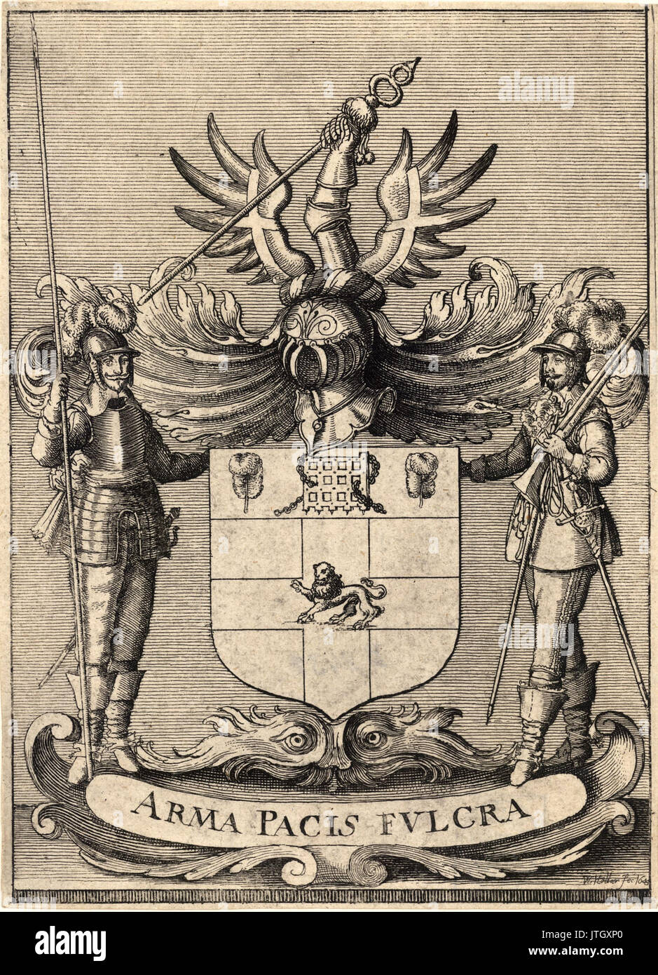 Wenzel Hollar Die Artillery Company Stockfoto