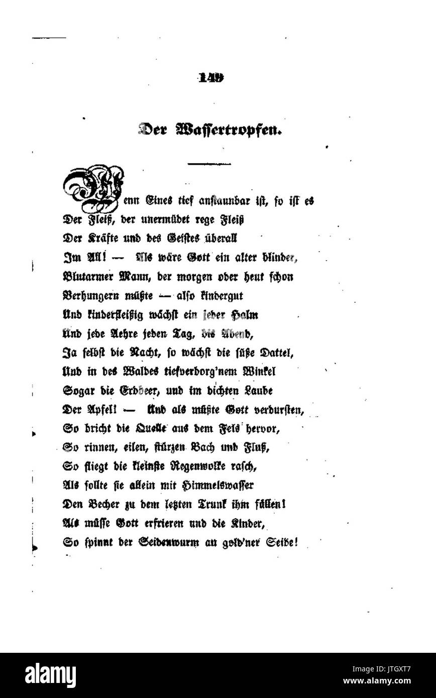 Vigilien (Leopold Schefer) 149 Stockfoto