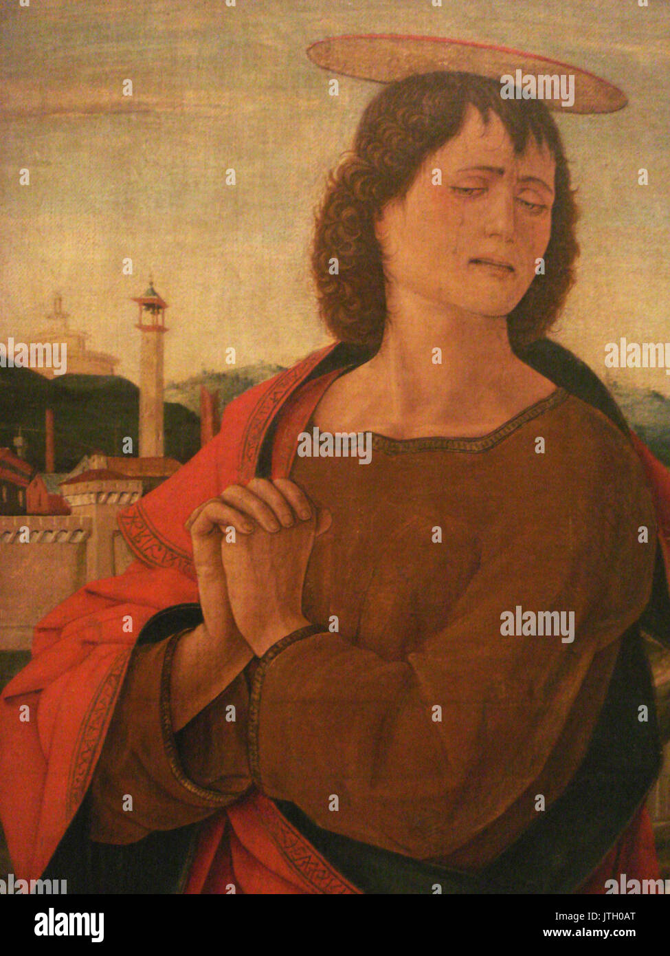 Saint-Jean in Kreuzigung Ferrare Vicino da Ferrara 1469 1470 Stockfoto