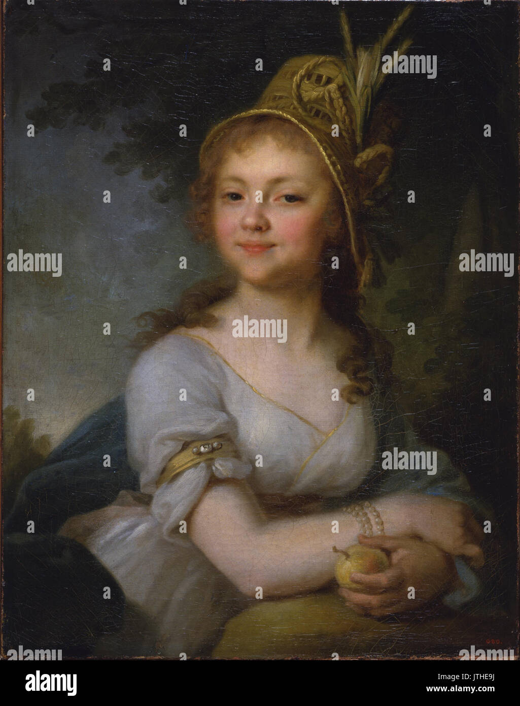 Vladimir Borovikovsky Portrait von Ekaterina Arsenieva Stockfoto