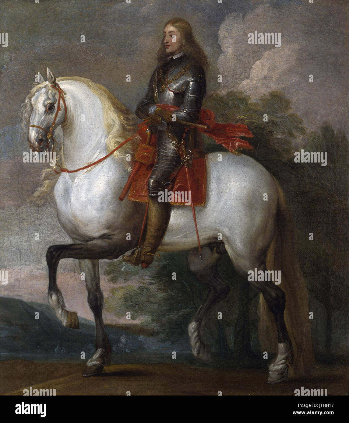 Unbekannte flämische König Karl II. von Spanien Stockfoto