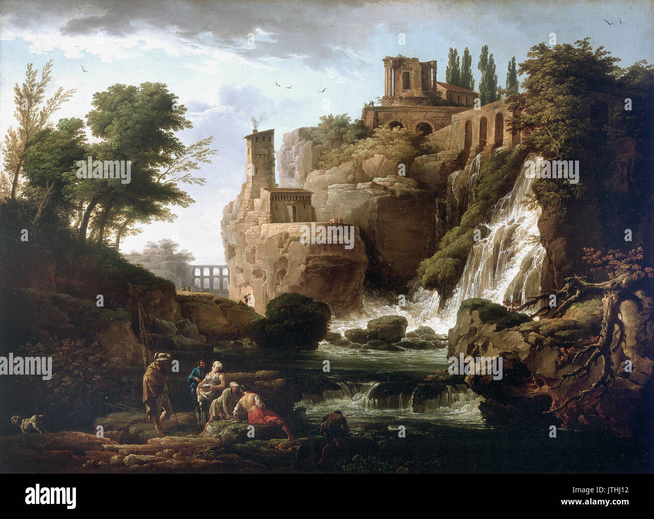 Tivoli 1748 Joseph Vernet Stockfoto