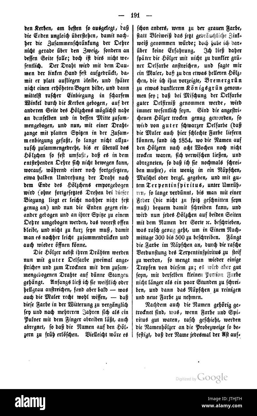 Pomologische Monatshefte Heft 1 191 Stockfoto