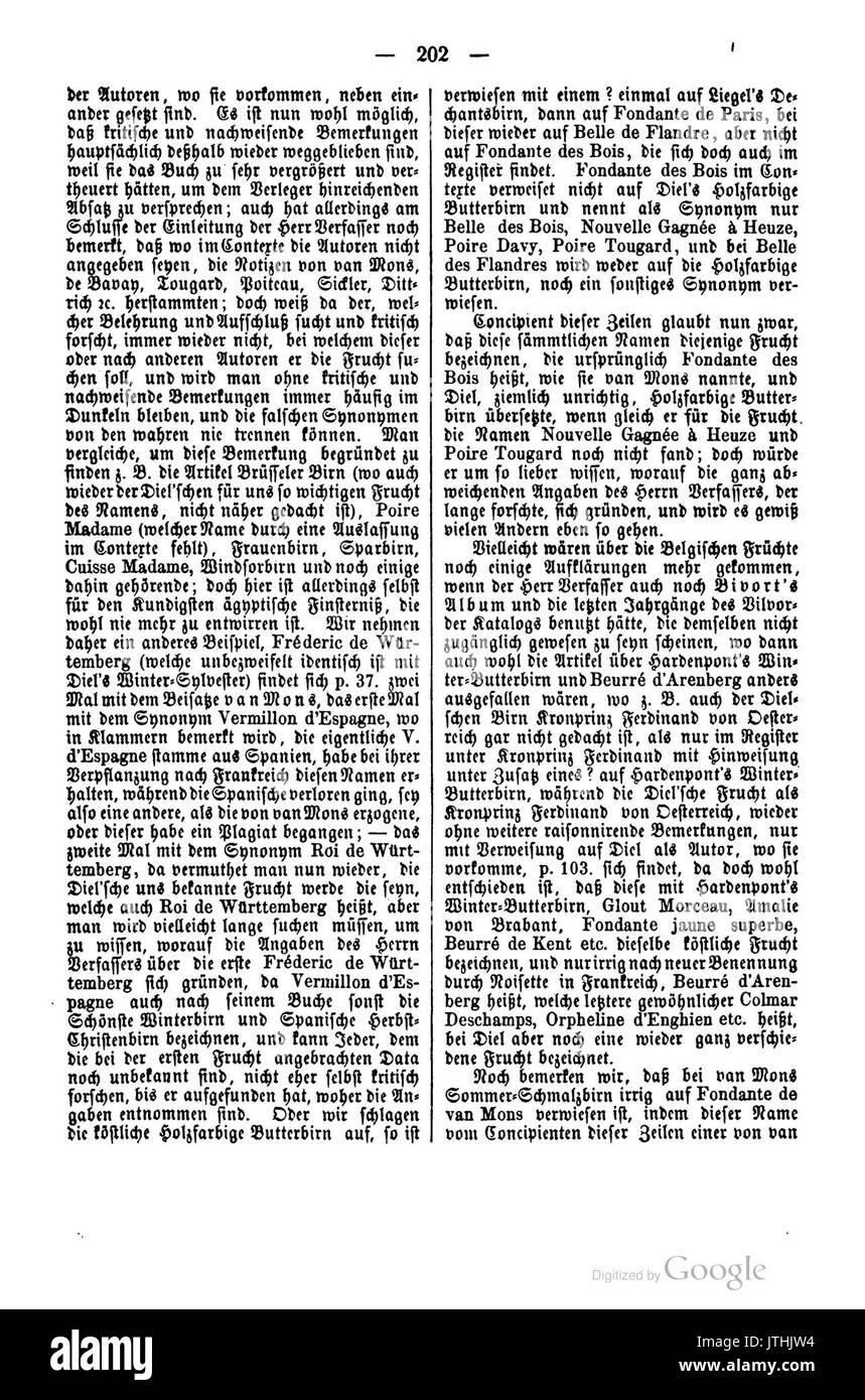 Die erste Ausgabe von „Pomologische Monatshefte“ aus dem Jahr 2021, eine Zeitschrift, die sich mit der Pomologie, dem Studium des Obstbaus, befasst und Einblicke und Forschung zu neuen Techniken und Sorten bietet. Stockfoto