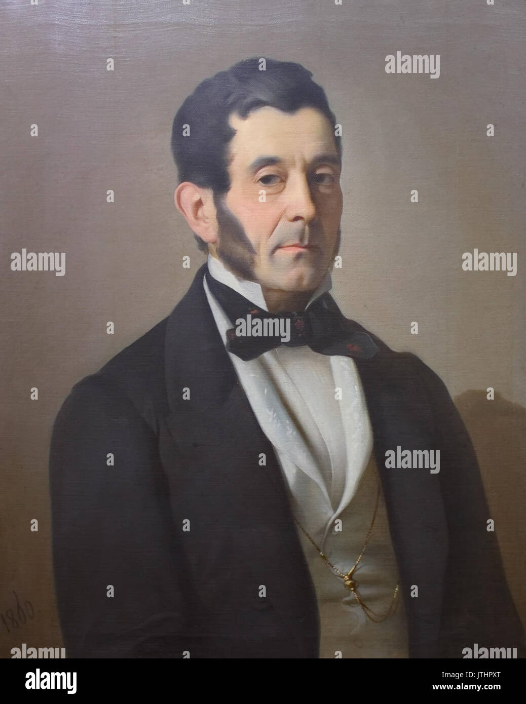 Ritratto di Filippo Brambilla Michelangelo Pittatore Stockfoto