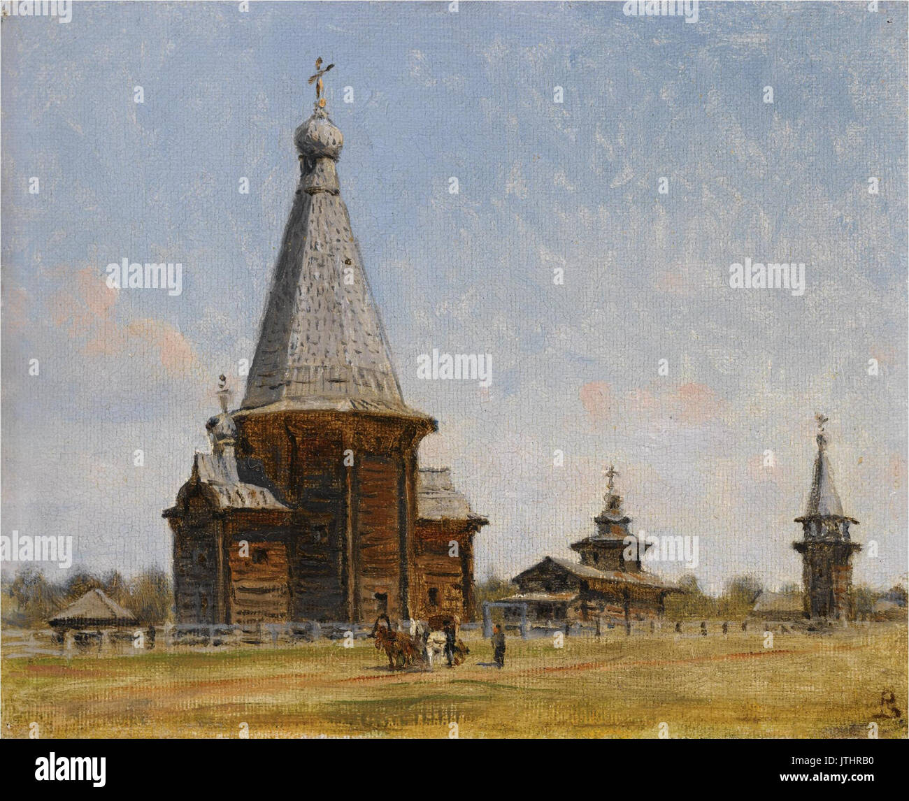 Provincial russischen Kirche von Wassili Wassiljewitsch Wereschtschagin Stockfoto