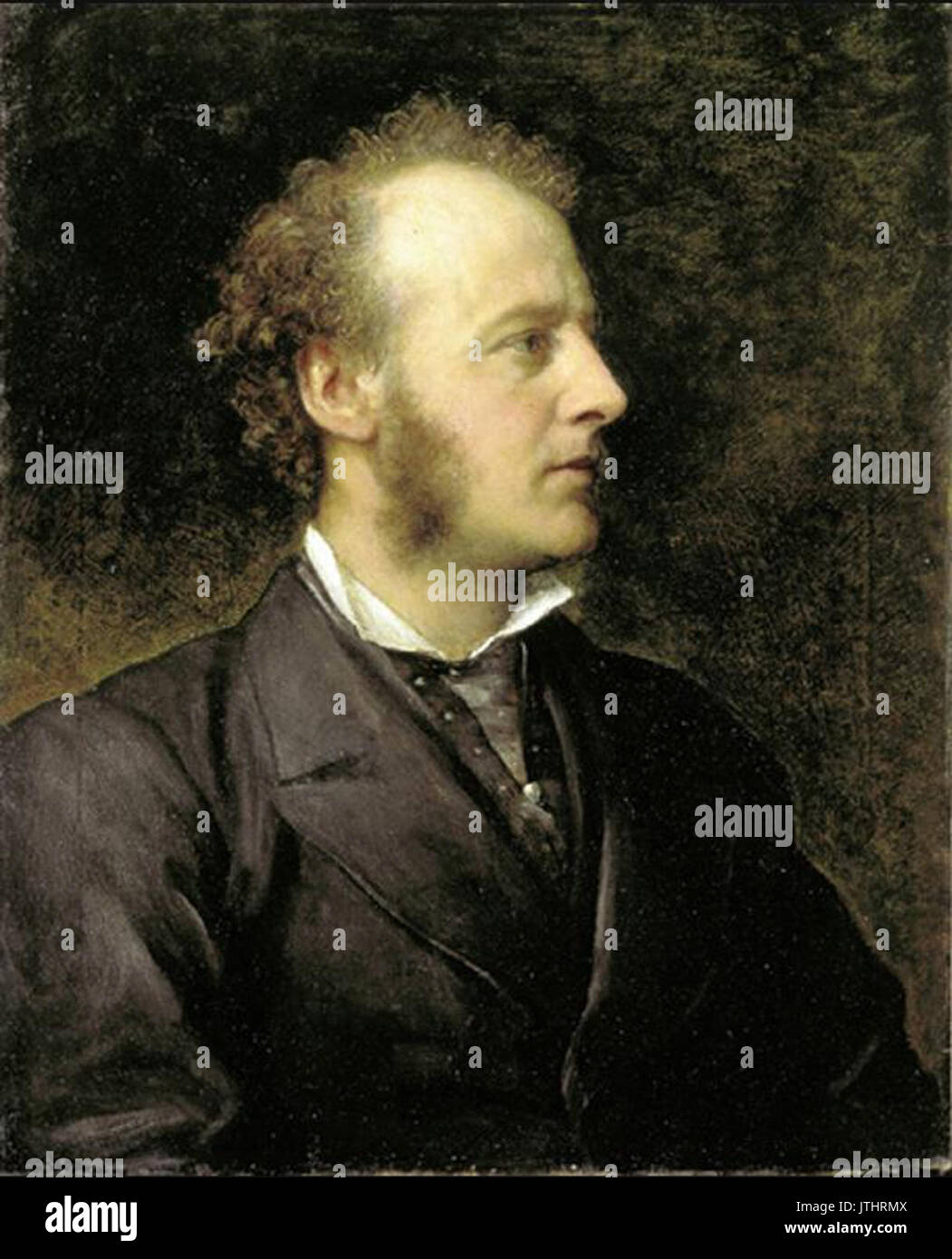 Porträt von Sir John Everett Millais von George Frederick Watts Stockfoto