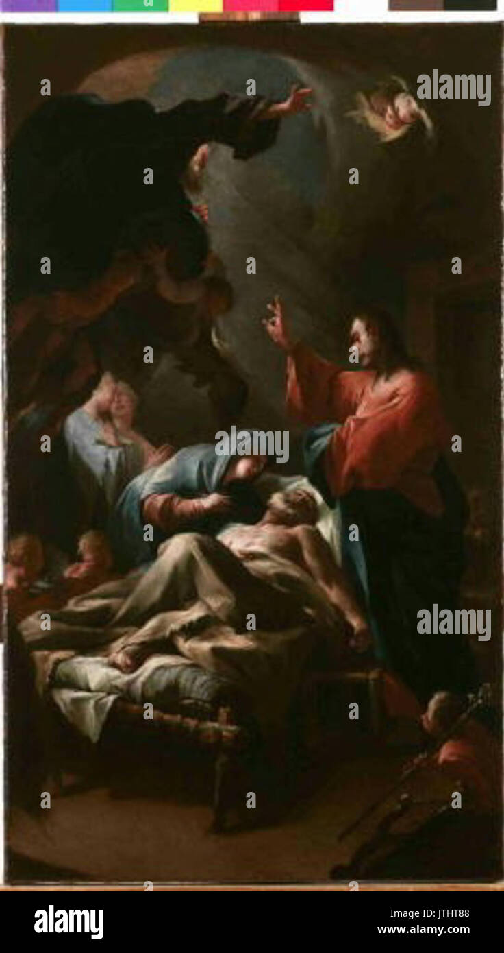 Paul Troger 30.10.1698 20.9.1762 Smrt sv. Josefa Stockfoto