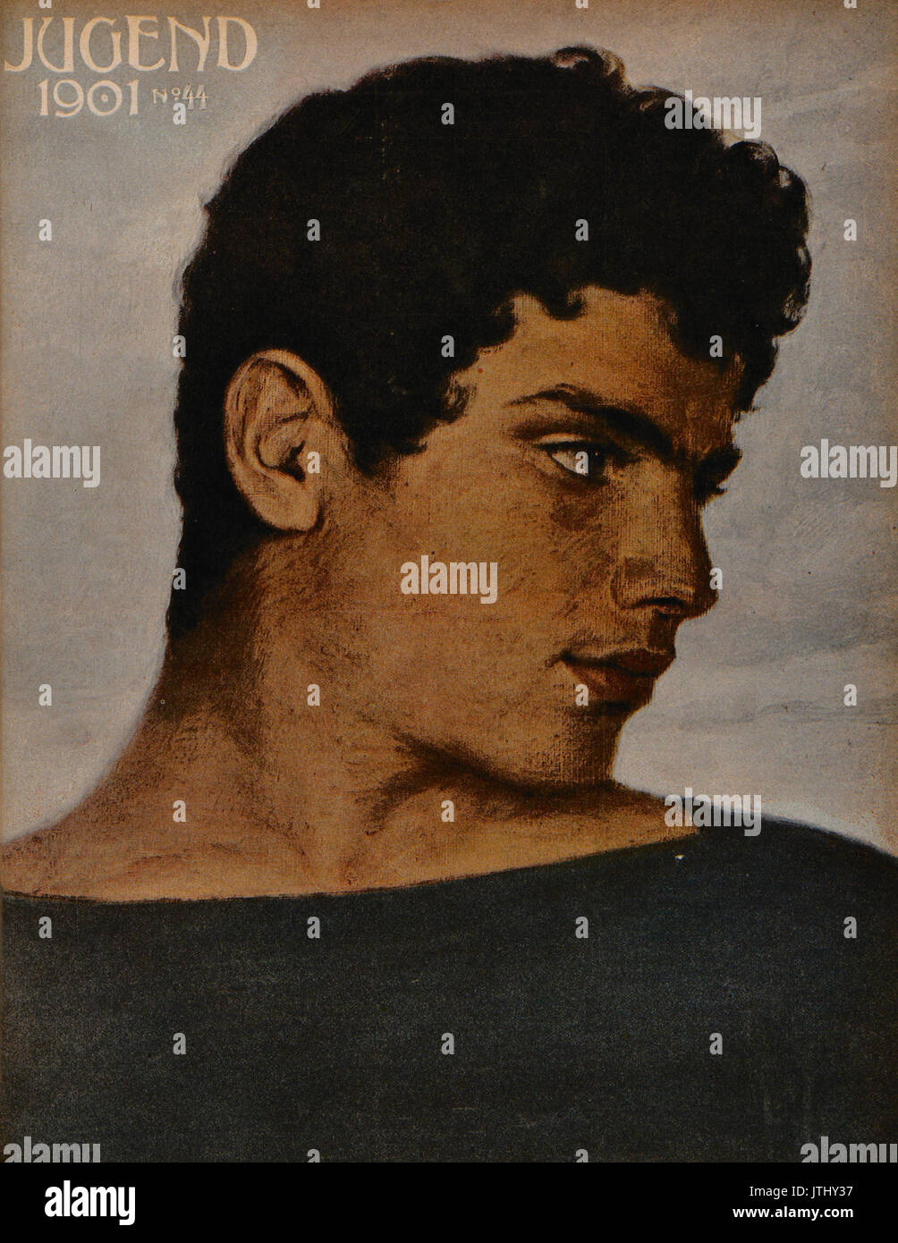 Paul Hoecker Jugend Front Page 1901 Band 44 Stockfoto