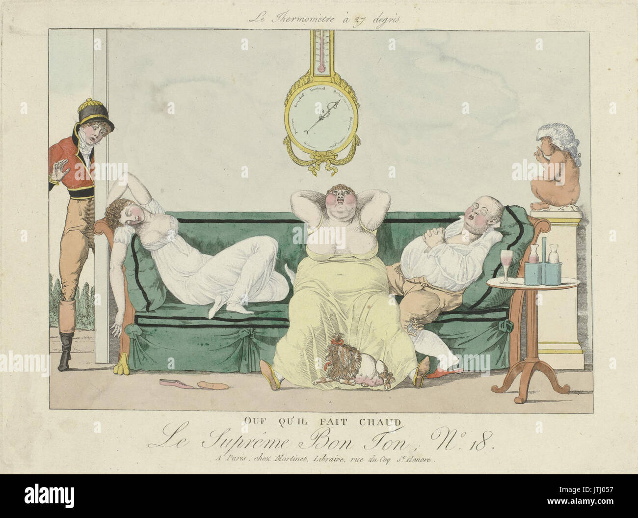 Ouf qu'il fait Chaud Stockfoto