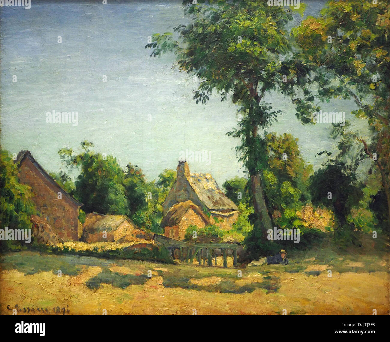 Pissarro Camille Landschaft @ Nieders. Landesmuseum 20170622 Stockfoto