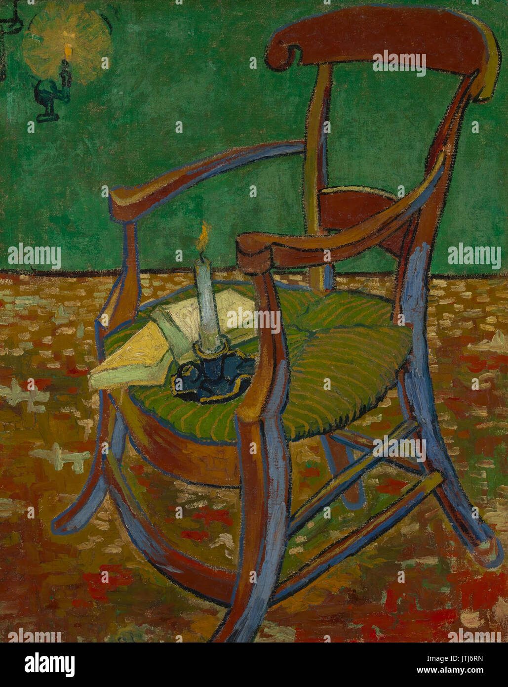 De Stoel van Gauguin-s0048V1962-Van-Gogh-Museum Stockfoto