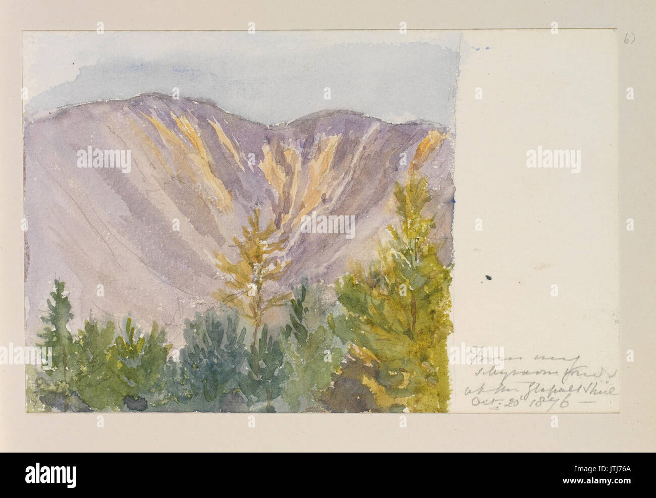 Königin Victoria, von meinem Wohnzimmer Fenster am Glassalt Shiel Stockfoto