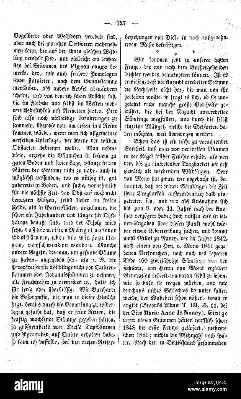 Pomologische Monatshefte Heft 1 327 Stockfoto