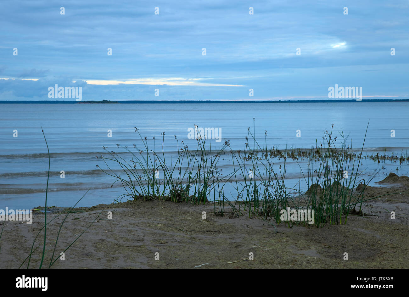 Ostsee, Golf von Finnland, in der Nähe von Yyteri. Stockfoto