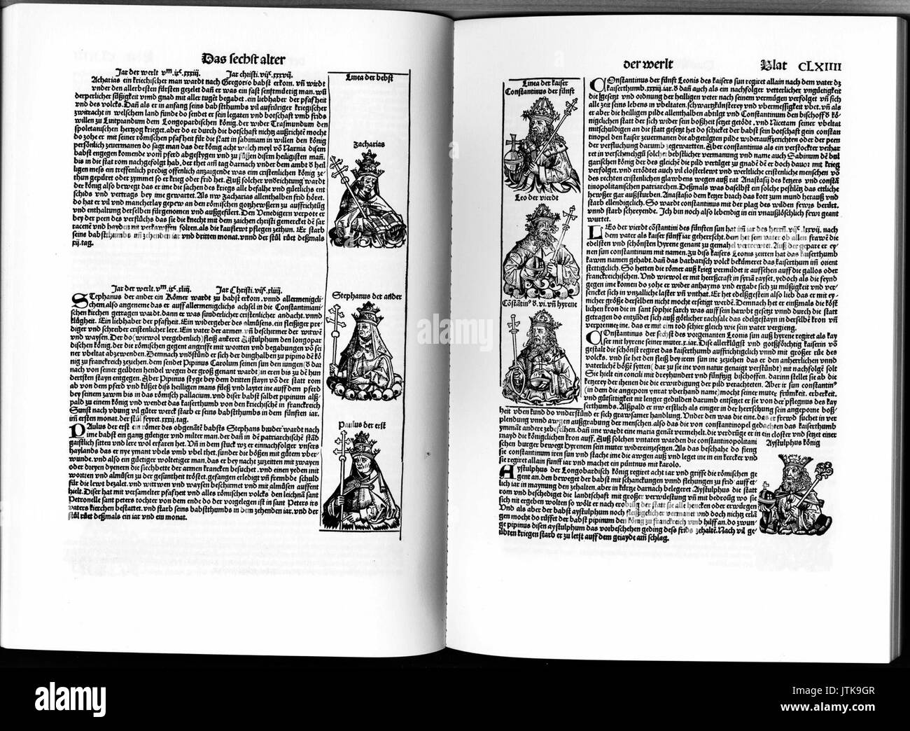 Schedelsche Weltchronik d164 Stockfoto