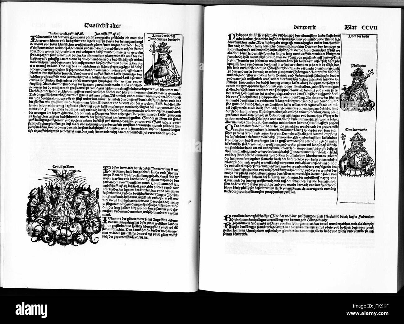 Schedelsche Weltchronik d207 Stockfoto