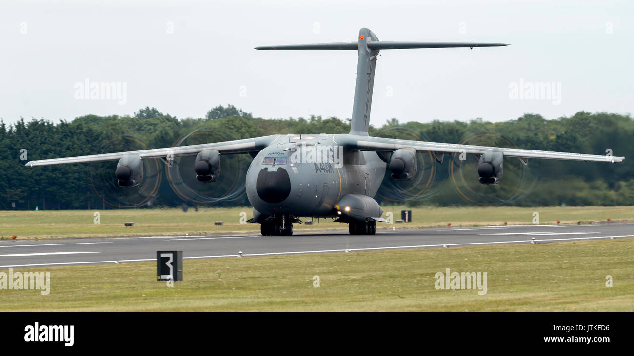 A400M Airbus Defence and Space, beim Royal International Air Tattoo Stockfoto