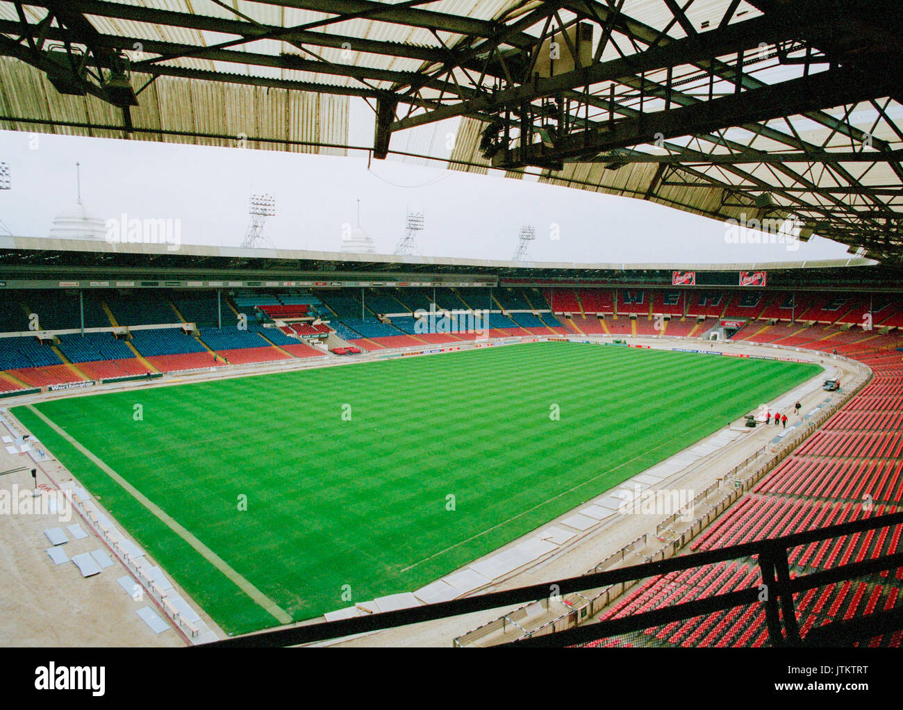 Old Wembley Stadium Stockfotos und -bilder Kaufen - Alamy