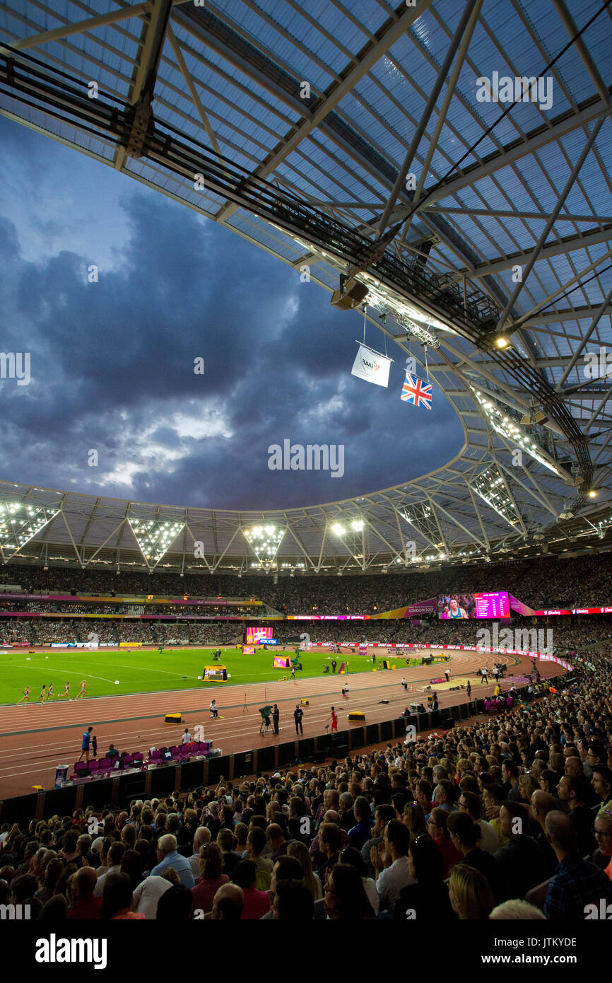 Iaaf Leichtathletik Weltmeisterschaft, London Stadion 2017 Stockfoto