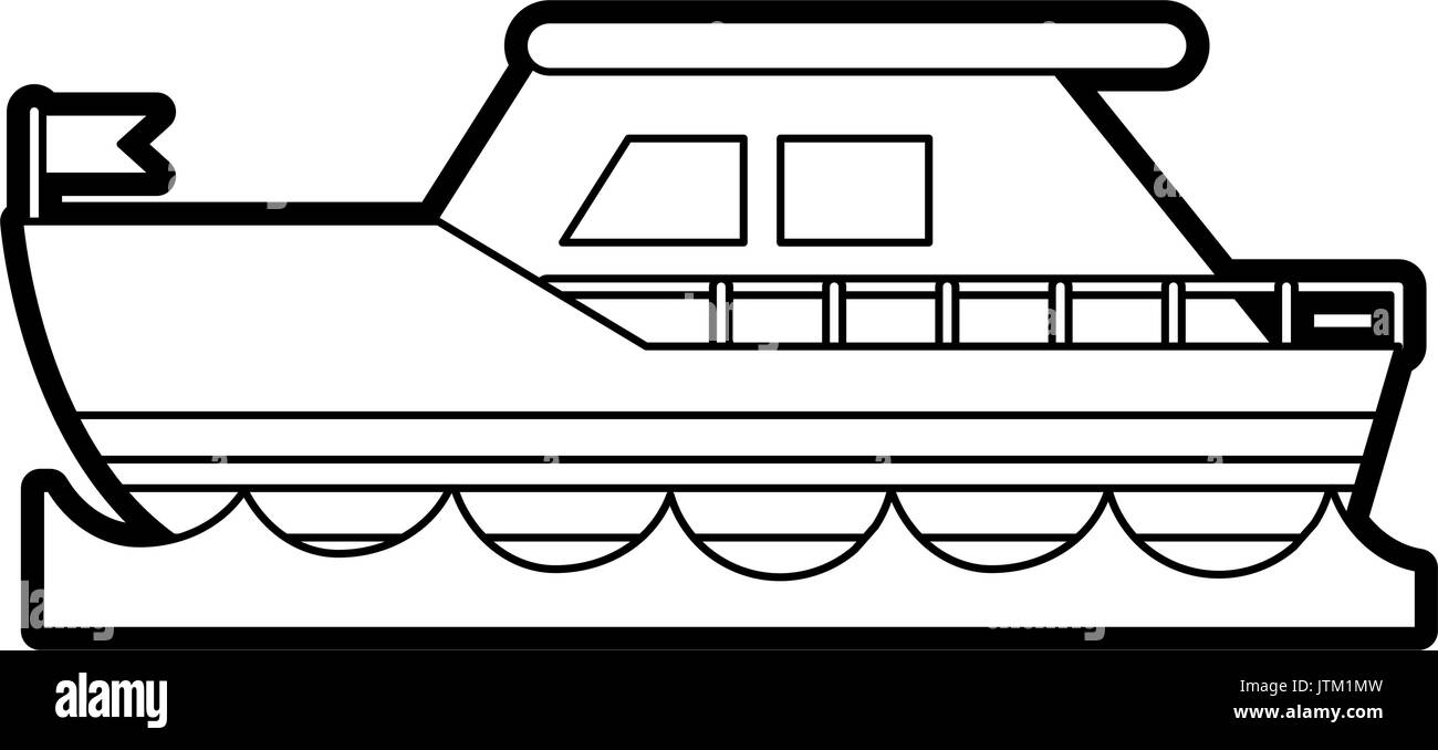 Schiff-Vektor-illustration Stock Vektor