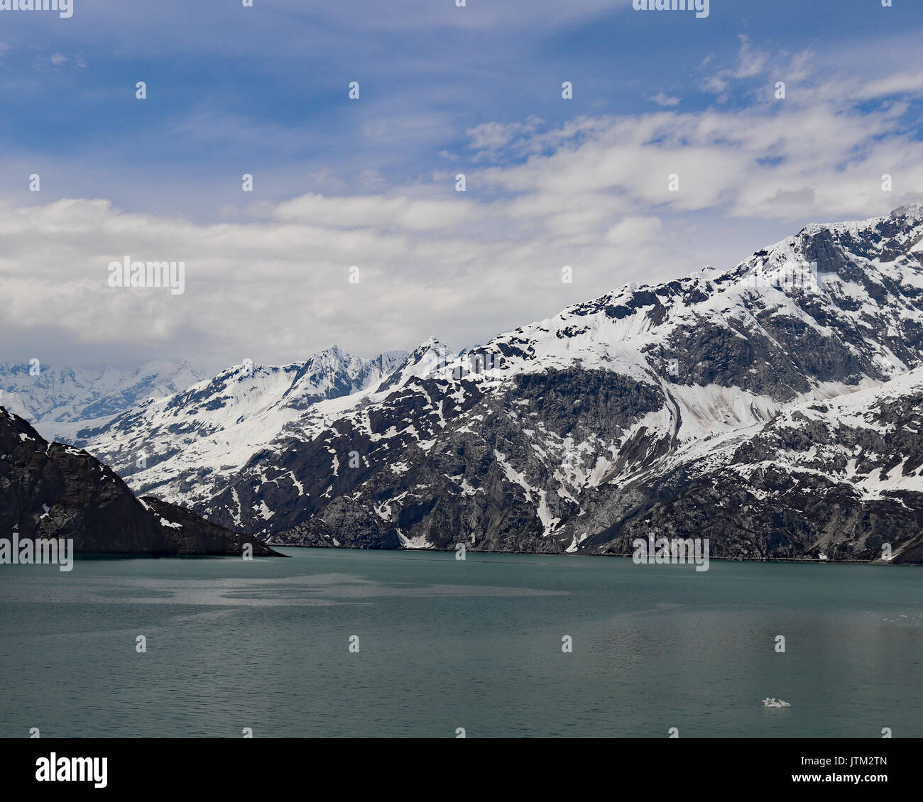 Felsenküste Glacier Bay National Park Stockfoto