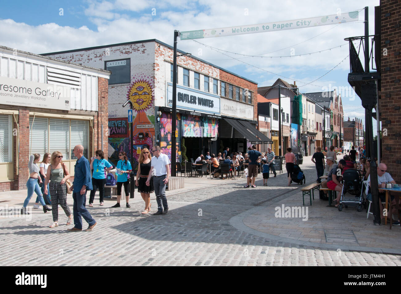 Kingston Upon Hull Großbritannien Stadt der Kultur 2017 Stockfoto