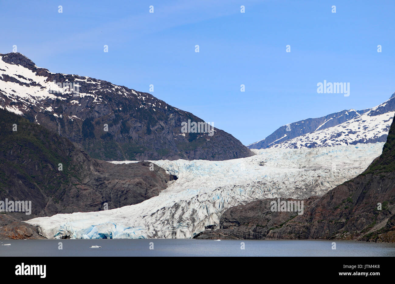 Mendenhall Gletscher Juneau Alaska Stockfoto
