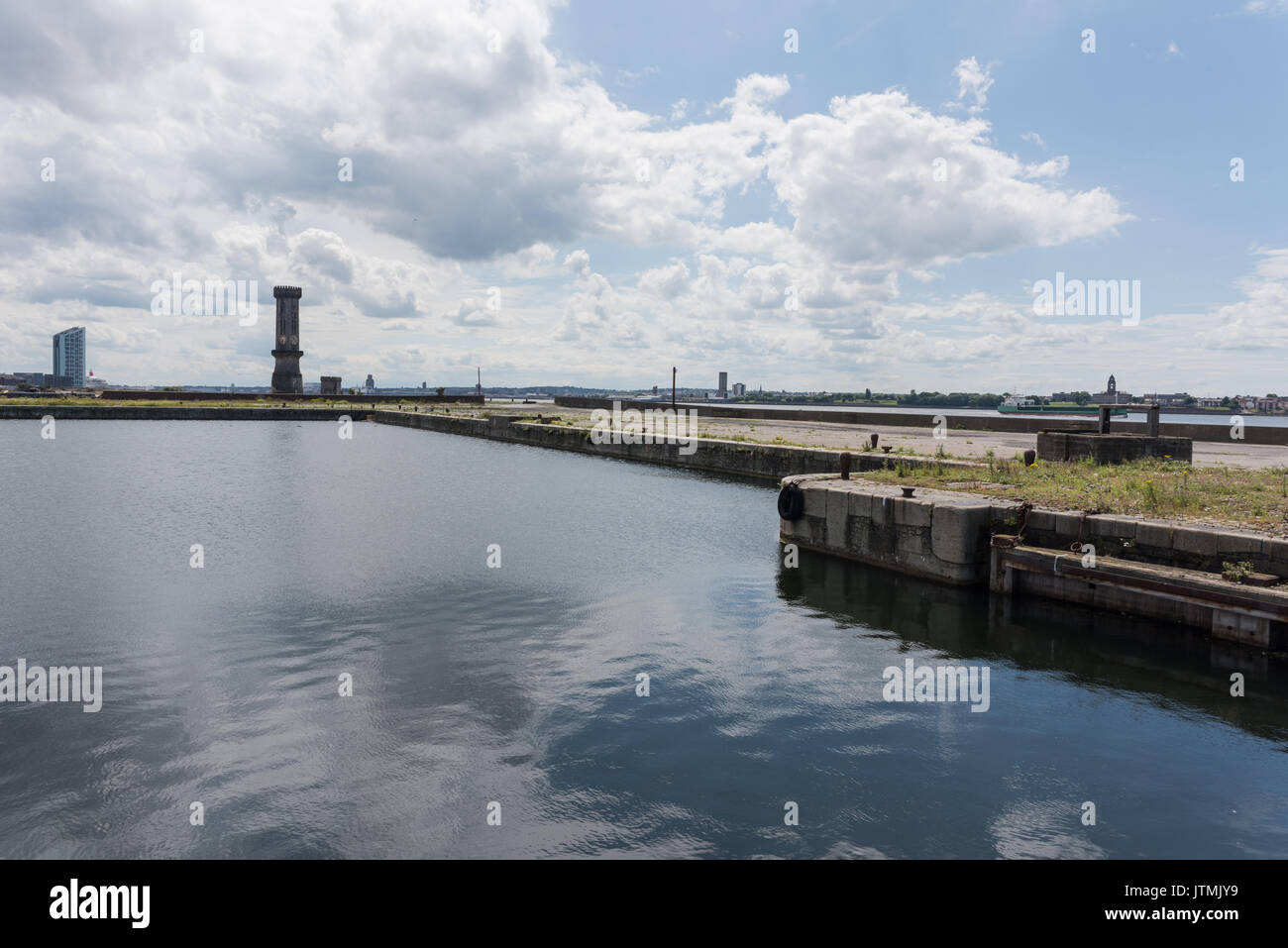 Bramley Moore Dock, Liverpool. Lage des neuen Everton FC-Stadion, die sich von ihren Goodison Park Lage. Stockfoto