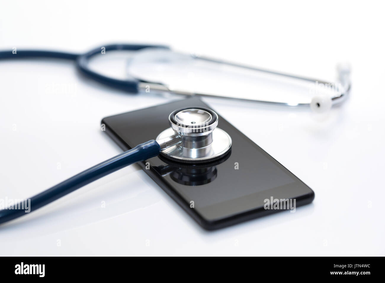 Smart phone Diagnose und Reparatur Service Stockfoto