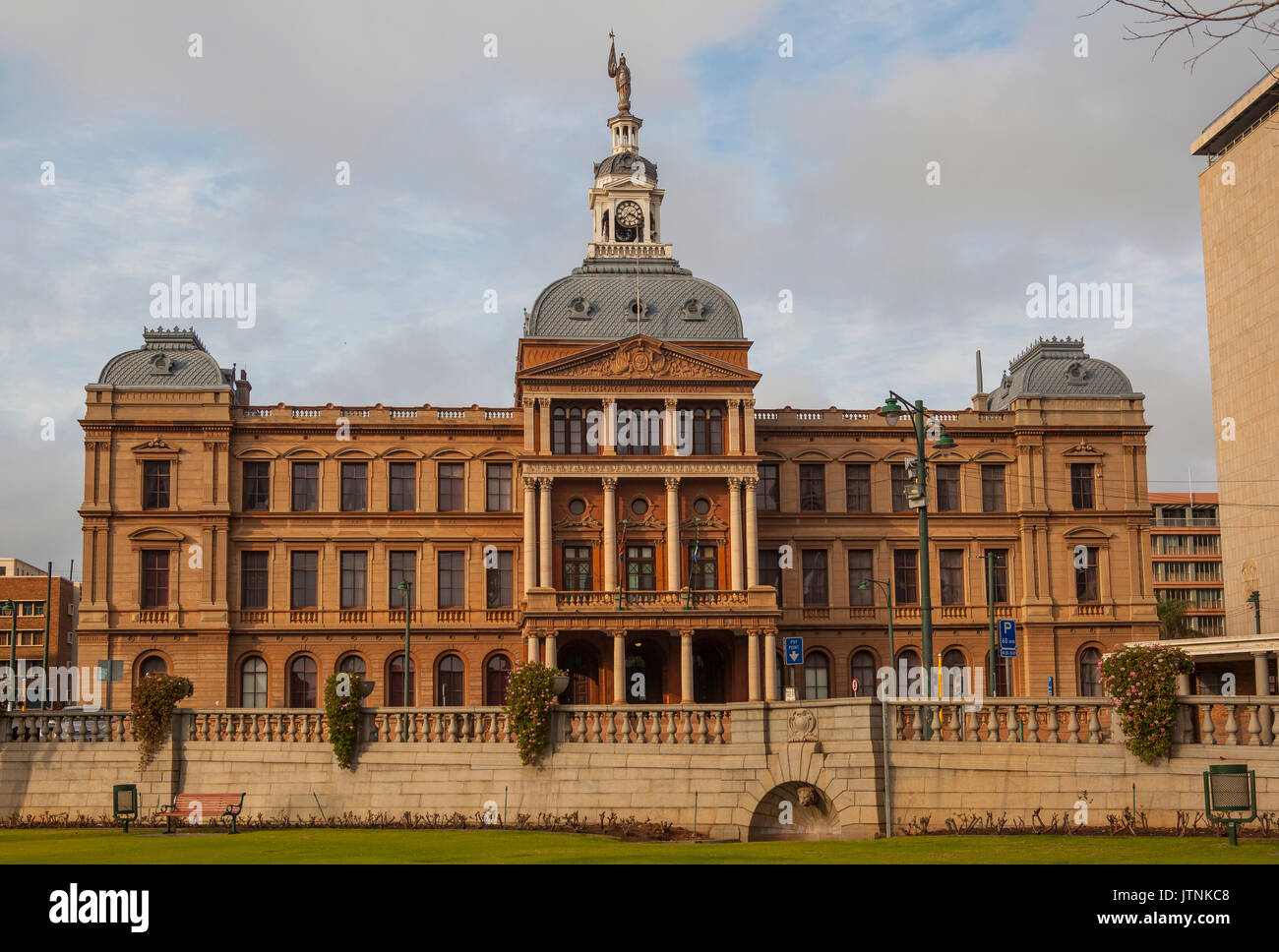 Die imposante 19. Jahrhundert Sitz der Regierung in der einstigen Republik Transvaal regiert von Präsident Paul Kruger Stockfoto